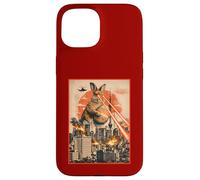 Custodia per iPhone 15 Kaiju Easter Bunny Tokyo Funny Egg Hunt Japanese Vibe