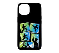 Custodia per iPhone 15 Karate Arti Marziali Campione Nero Cintura Kid