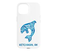 Custodia per iPhone 15 Ketchikan Alaska Native American Orca Whale