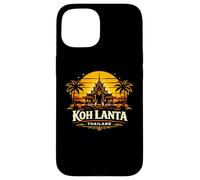 Custodia per iPhone 15 Koh Lanta Thailandia Sunset Island Travel Design