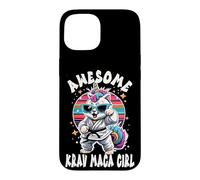 Custodia per iPhone 15 Krav Maga per Ragazze