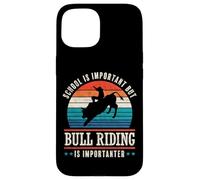 Custodia per iPhone 15 La divertente cavalcata del toro è più importante Bull Rider