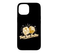 Custodia per iPhone 15 La fede tira i dadi Christian Faith Gaming