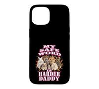 Custodia per iPhone 15 La mia parola sicura è più difficile papà divertente Bootleg
