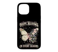 Custodia per iPhone 15 La speranza fiorisce in ogni stagione Speranza della farfalla del cancro al seno