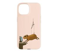 Custodia per iPhone 15 LA SPIA CAPYBARA PIÙ FREDDA IN RAGGIA