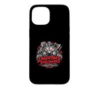 Custodia per iPhone 15 Lagerthas Shieldworks Scudo vichingo fanciulla Saga