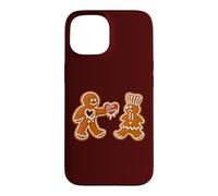 Custodia per iPhone 15 Last Xmas - Cuore di pan di zenzero