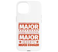 Custodia per iPhone 15 Laurea in Economia e Politica Ambientale -