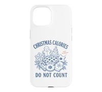 Custodia per iPhone 15 Le calorie natalizie non contano il Natale vintage