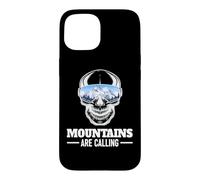 Custodia per iPhone 15 Le montagne chiamano sci da snowboard per sport invernali