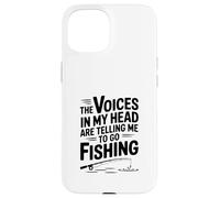 Custodia per iPhone 15 Le voci nella mia testa mi dicono di andare a pescare