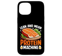 Custodia per iPhone 15 Lean e Mean Protein Machine Sollevamento pesi