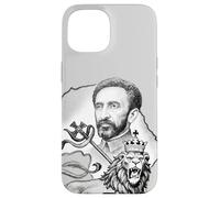 Custodia per iPhone 15 Leone etiope Giuda imperatore Haile Selassie Rasta