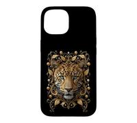 Custodia per iPhone 15 Leopardo Giungla Africana Predator Safari Animali Selvatici