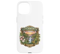 Custodia per iPhone 15 Letchworth State Park New York Cascate novità souvenir