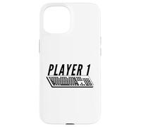Custodia per iPhone 15 Lettore 1 PC Tastiera Da Gioco Per Carino Gamer Coppie