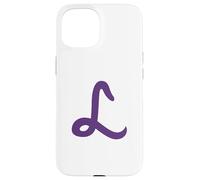Custodia per iPhone 15 Linfield University Wildcats "L" Monogram