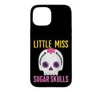 Custodia per iPhone 15 Little Miss Sugar Skull divertente per bambine messicane