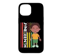 Custodia per iPhone 15 Little Mister Juneteenth Prince Black Boy Melanin Son Bruh