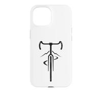 Custodia per iPhone 15 Logo della bicicletta Minimal Retro Ciclismo Rider Design