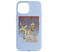 Custodia per iPhone 15 Looney Tunes Bugs and Daffy The Only Come At Night