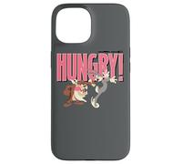 Custodia per iPhone 15 Looney Tunes Bugs and Taz Hungry
