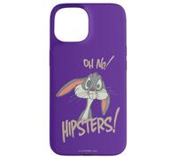 Custodia per iPhone 15 Looney Tunes Bugs Bunny Oh No Hipsters