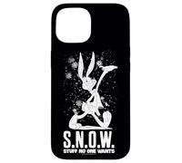 Custodia per iPhone 15 Looney Tunes Bugs Bunny S.N.O.W. Christmas