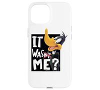 Custodia per iPhone 15 Looney Tunes Daffy Duck It Was Me
