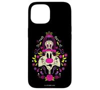 Custodia per iPhone 15 Looney Tunes Dia de los Muertos Sylvester & Tweety Halloween