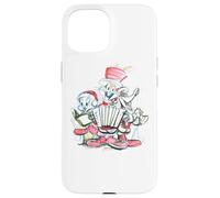 Custodia per iPhone 15 Looney Tunes Tweety Holiday Sketch