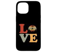 Custodia per iPhone 15 Love Bigfoot UFO Grafica