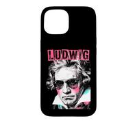 Custodia per iPhone 15 Ludwig van Beethoven - Compositore divertente retrò Pop Art Music