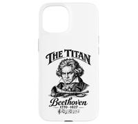 Custodia per iPhone 15 Ludwig van Beethoven Il Titano Musica Classica