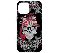 Custodia per iPhone 15 Lynyrd Skynyrd Skull Paisley Simple Man Pirate Vintage Rock