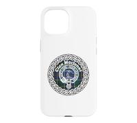 Custodia per iPhone 15 MacInnes cognome scozzese clan tartan stemma distintivo