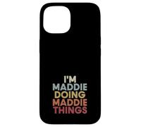 Custodia per iPhone 15 Maddie Name Maddie Personalized Name First Given