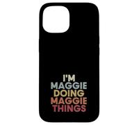 Custodia per iPhone 15 Maggie Name Maggie Personalized Name First Given