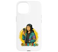 Custodia per iPhone 15 maglia mona lisa style design