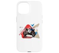 Custodia per iPhone 15 Maglietta Ride With Passion L'ultima avventura su due ruote