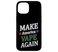 Custodia per iPhone 15 Make America Vape Again Meme dispositivo vaping aromatizzato divertente