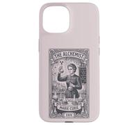 Custodia per iPhone 15 Marie Curie Alchemist Tarocchi Card; Donne in chimica STEM