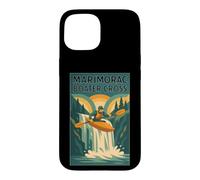 Custodia per iPhone 15 Marimorac Boater Cross Poster Kayak