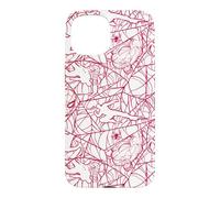 Custodia per iPhone 15 Marvel Studios Spider-Man: Brand New Day Red Web Pattern