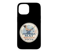 Custodia per iPhone 15 MAT BREATH FOCUS Pilates Tappetino Studio