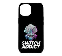 Custodia per iPhone 15 Mechanical Keyboard Switch Addict Keeb Maker