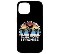 Custodia per iPhone 15 Megalodon Fossil Teeth Just One More Shark Tooth Geologist