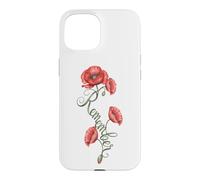 Custodia per iPhone 15 Memoriale dei veterani di ricordo papaveri