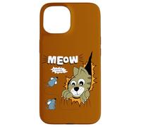 Custodia per iPhone 15 Meow Finding Mouse, Cats & Mice Illustration Graphic Designs